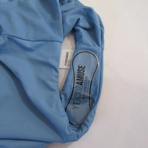 Amuse Society Blue One Piece Swimsuit - Picture 7 of 7